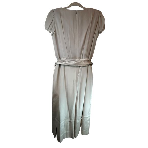 Deco Beige Silk Dress - Picture 14 of 16